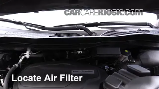 2017 Honda Ridgeline RTL 3.5L V6 Filtro de aire (motor) Cambio